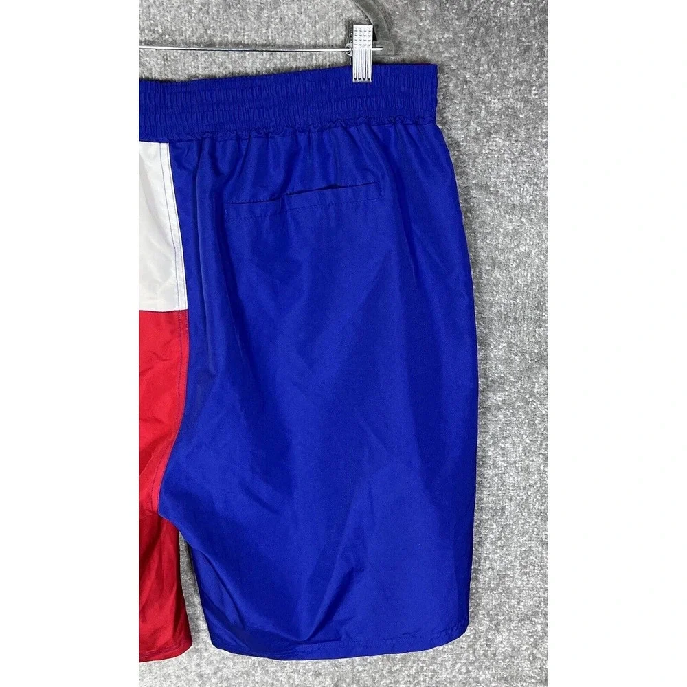 Glll Sports‎ By Carl Banks Chicago Cubs Swim Trunks Mens Size 3XL Red White Blue